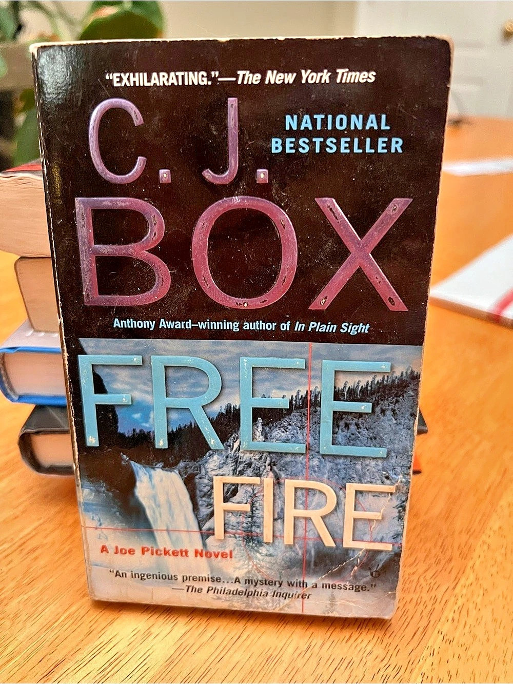 Atria Books Box by C. J. Box Paperback Novel Black & Blue